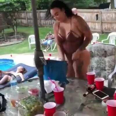 Picking a fight with someone.