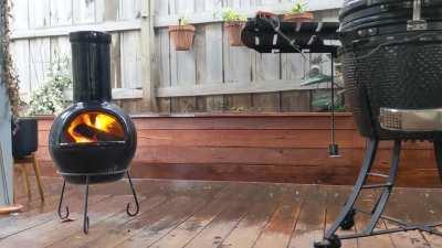 Rainy Sunday morning BBQ in West Oz