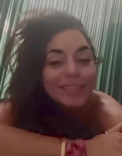 Recording her first attempt at anal sex (or so she says)..