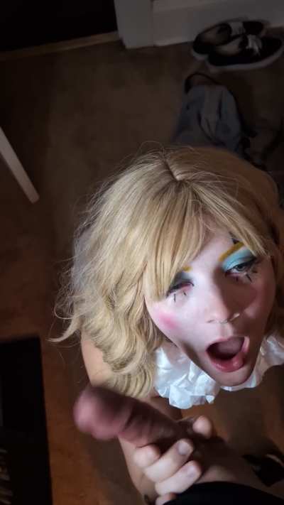 Its a shame my makeup gets ruined every time theres a cock in my mouth.