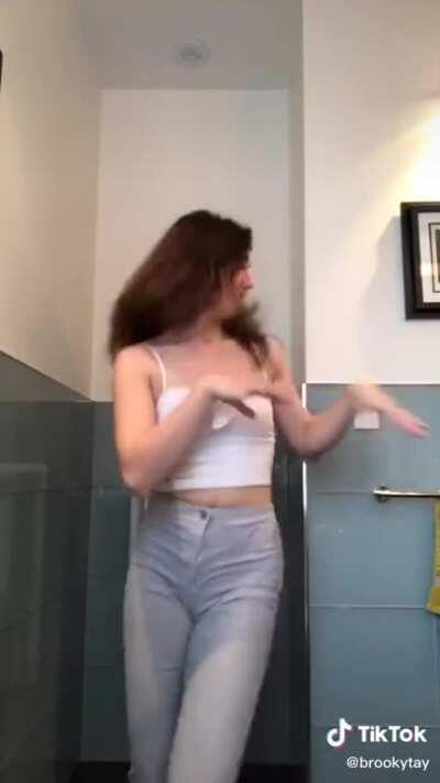 BLM and climate change nuisance protester dances in men's toilet.