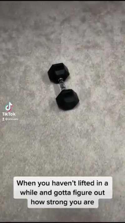 One week gym break be like