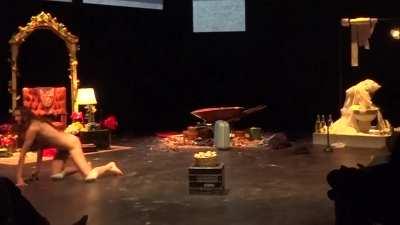 Student performer at Yale