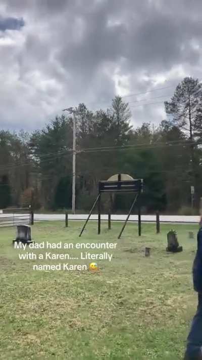 A Karen Encounter at the Cemetery