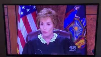 Judge Judy shut her down real quick.