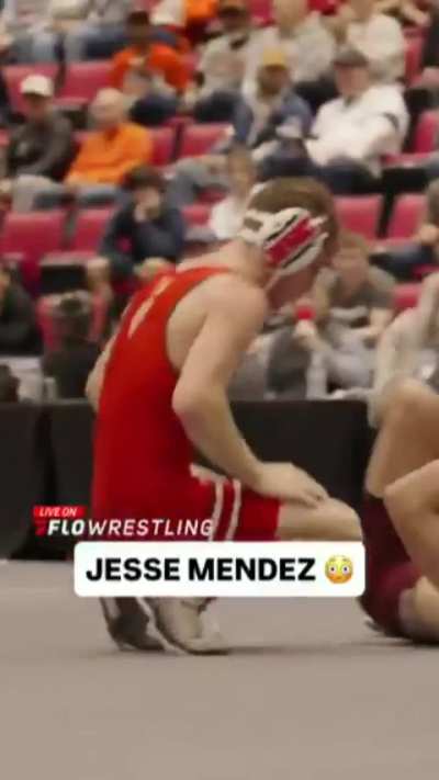 Ohio State Wrestlers at the Collegiate Duals