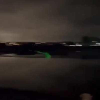 What is this mysterious plane? It seems it is scanning the ground near mission bay?!