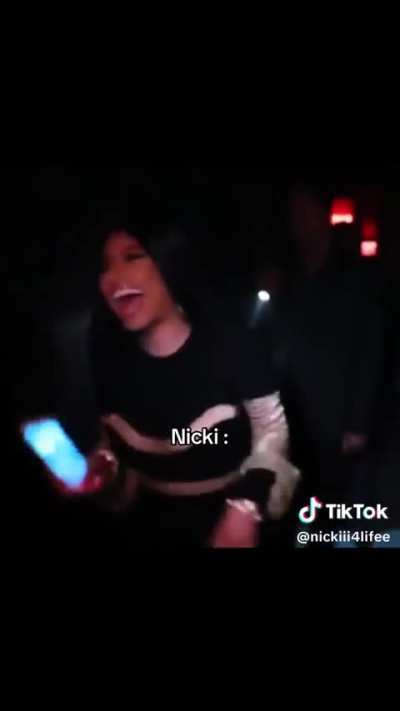 Nicki's laugh is so funny 🤣😂