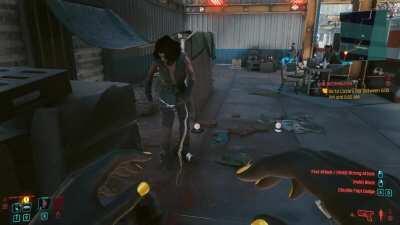 Woman can't stop peeing.