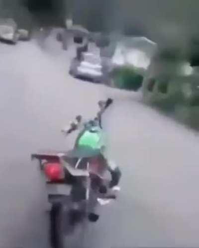 african guy does a front flip