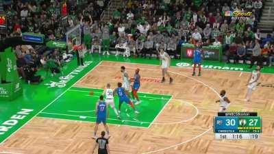 [Highlight] Lu Dort takes on the Kornet 3PT Contest challenge and comes up with a W