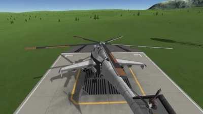 Mi-24 Hind replica made without mods.