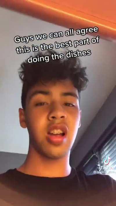 Cursed_doing the dishes