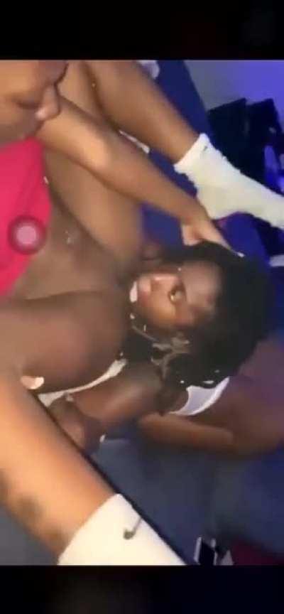 Gurl on girl 😍 tongue Demon