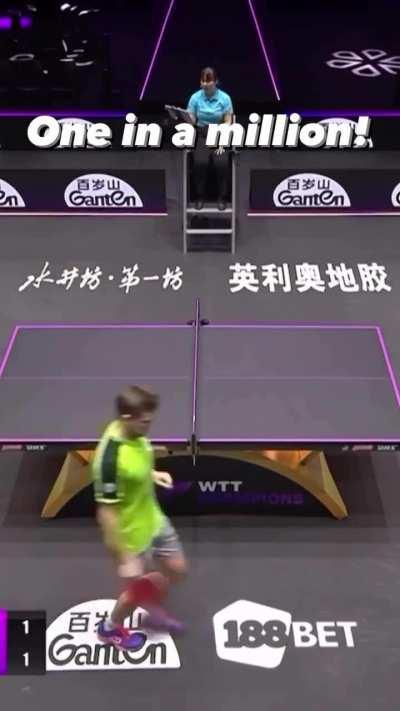 Sathiyan Gnanasekaran's one in a million moment !