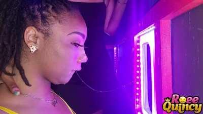 The Ebony Gloryhole Goddess 🔥😈 # GloryHole Full vids megapack in comments 👇🏾👌🏾