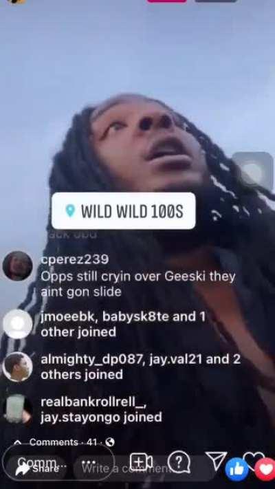 Spyda d(100st MainCity) getting shot at on his block🤦🏼‍♂️