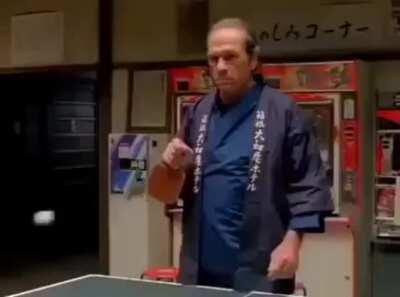 Melhor partida de tênis de mesa.