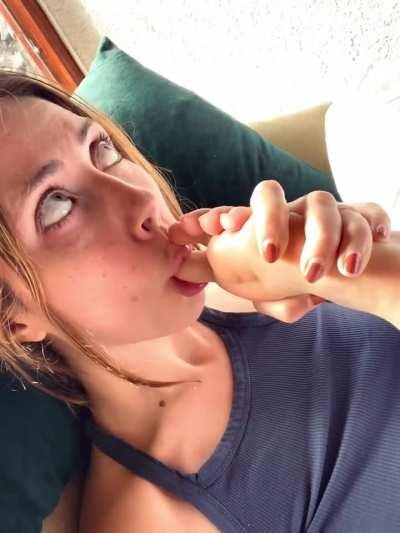 Next to a big window, no shame here. Walk past - I dare you.