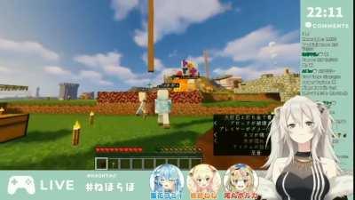 Hololive Senpai's fire sacrifice