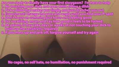 Are you ready to sissygasm?