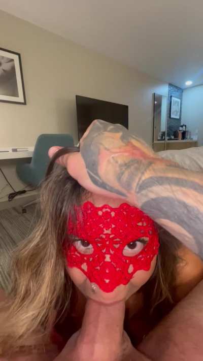 There’s something sexy about a Hotwife only able to make it halfway down her bulls cock before it gags her completely