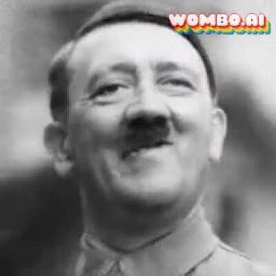 happy Hitler singing