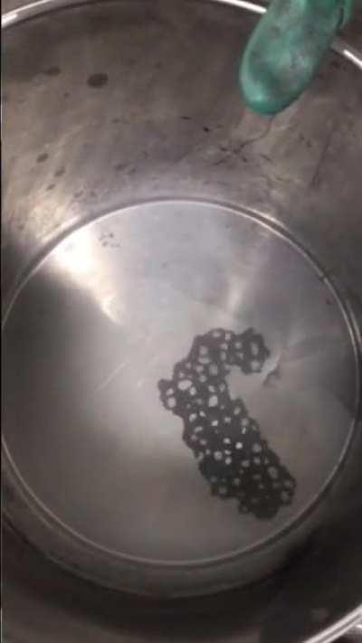 Liquid Nitrogen In A Dirty Pot