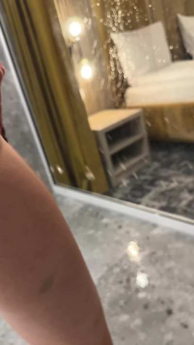 I wonder if you would like to kneel in front of me with your mouth open