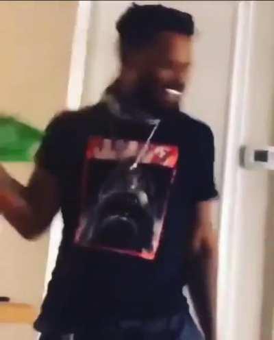 This dumbass almost blew his brains out