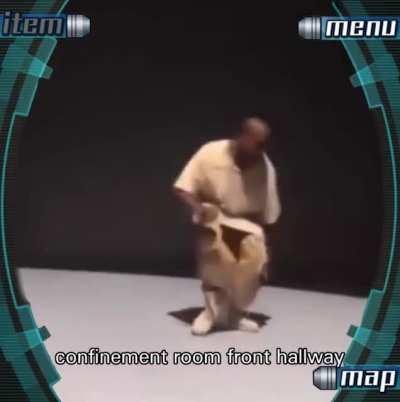 entering the confinement room zone be like