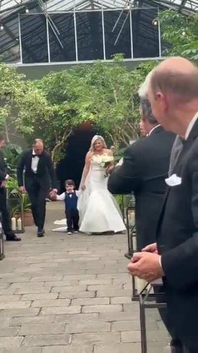 The sweetest moment at a wedding that I’ve ever seen...