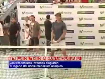 Throwback to another funny Rafa moment: this time translating Djokovic's English to...English