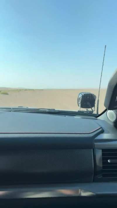 Some high speed action in Al Qua’a desert - UAE
