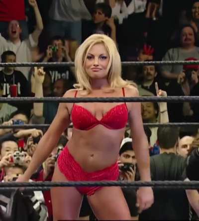 In red lingerie from a Smackdown episode - 2002