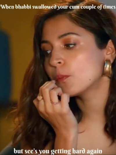 Anushka Sharma craving for more of that thick load 🥵.. her expressions says she loved the taste..🥵