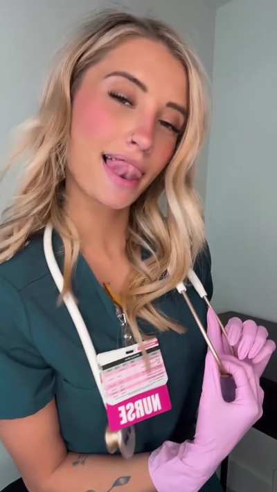 Temperature rising? Must be this nurse's charm