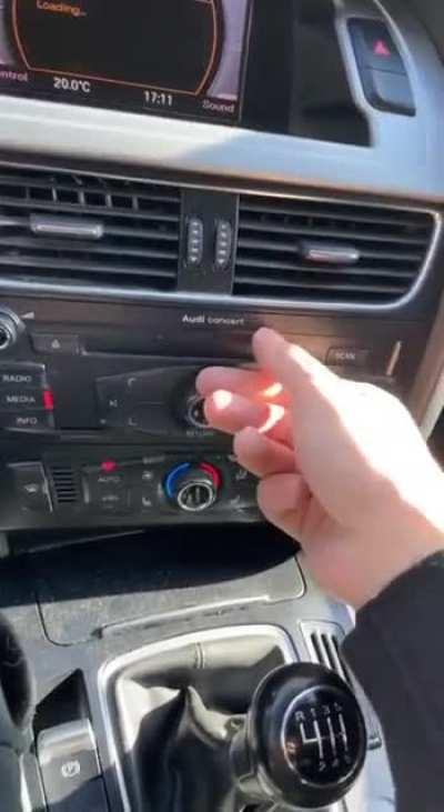 WCGW if you decided to use your car’s CD Player as an ATM?