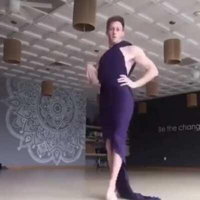 Crossdressing isn't for everyone, but I'm sure you can admire the ingenuity and downright fierceness