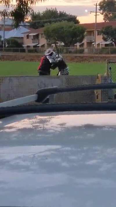 Medieval antics at Shern park this evening