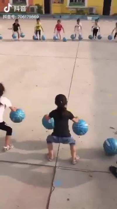 Kindergarten game in China