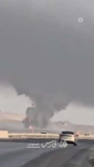 Israeli munitions striking the Natanz Nuclear Facility in Iran (June 13, 2025)