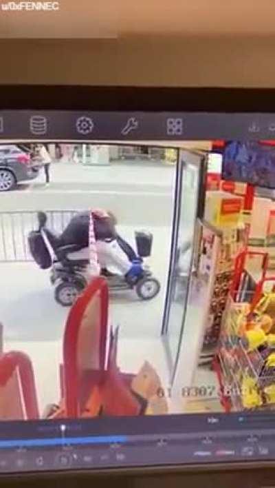 To go under a barrier