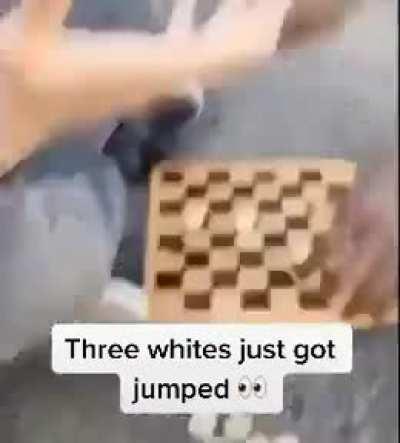 Three whites just got jumped