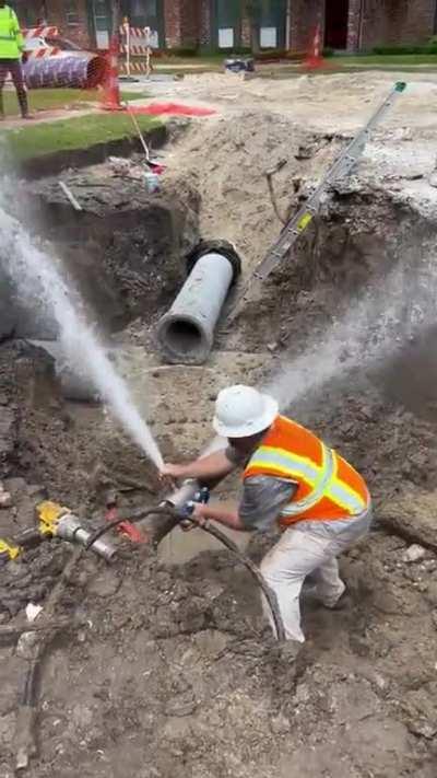 High Pressure Water Main Repair