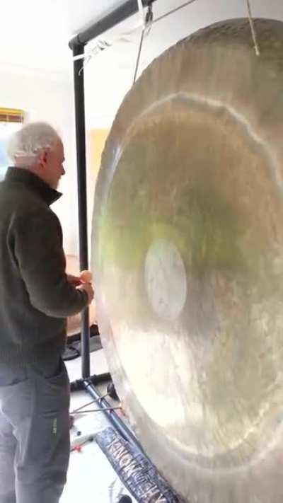 Damn this man is contacting the spirits...