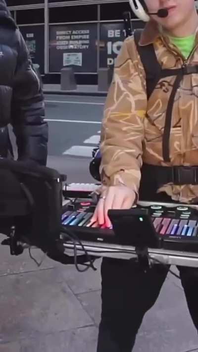 The unexpected musical talent of this guy!