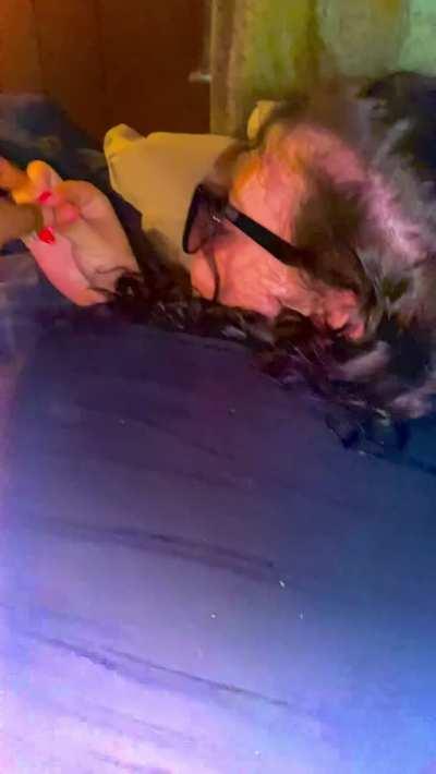 My friend We supposed to just be smoking but she asks me to put it in before she leave