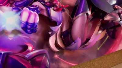 No.46 Star Guardian Jinx / Shadowbox / Made with inkjet photo paper and a bit of resin / Commissioned / March 29, 2020