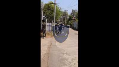 [Myanmar/Burma, April 27, 2024] Anti-Junta Police Defend Resistance-Controlled Town in Monywa District from 30 Pro-Junta Militants (Music from Source)